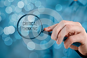 Critical thinking concept