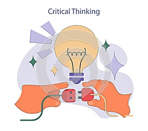 Critical Thinking concept.