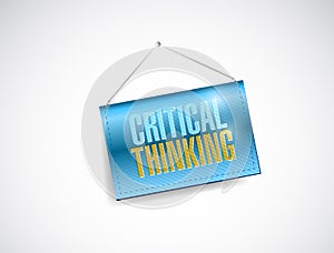 critical thinking hanging banner