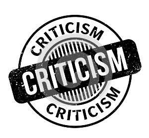 Criticism rubber stamp