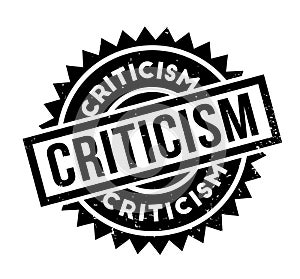 Criticism rubber stamp