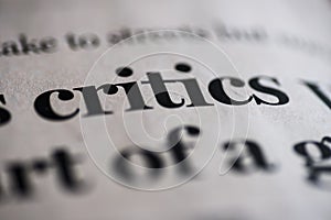 Critics