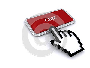 crm button on white