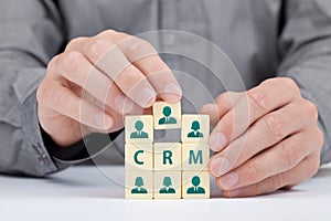 CRM concept