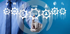 CRM. Customer Relationship Management. Business concept