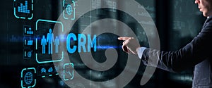 CRM Customer Relationship Management. Customer orientation concept