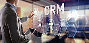 CRM Customer Relationship Management. Customer orientation concept