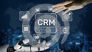 CRM Customer Relationship Management Platform with Data Analytic User Tool Muxer