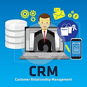 Crm customer relationship management photo
