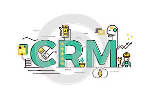 CRM : Customer relationship management photo