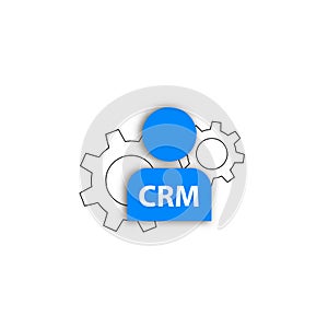 Crm icon customer method service
