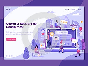 CRM Service Landing Page