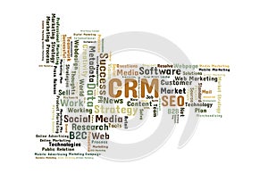 CRM word cloud