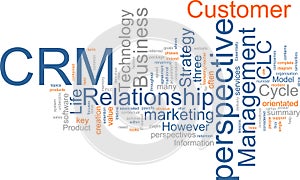 CRM word cloud