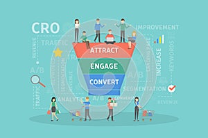 CRO concept illustration.