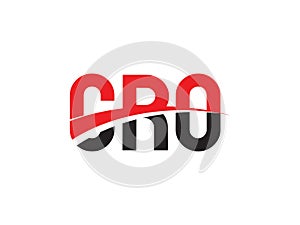 CRO Letter Initial Logo Design Vector Illustration