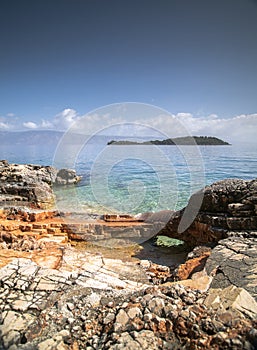 Croati crystal clear coast photo