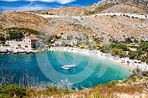 Croatia, Adriatic sea background beach