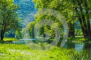 Croatia, beautiful river Gacka in Lika region