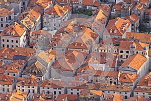 Croatia: Bird eye view to Dubrovnik