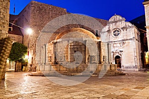 Croatia, dubrovnik, onofrio's fountain