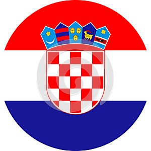 Croatia Flag illustration vector eps