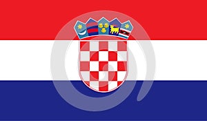 Chorvatsko vlajka obraz 