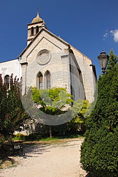 Croatia, Å ibenik - Church of St. Francis of the fourteenth century and the Franciscan monastery.