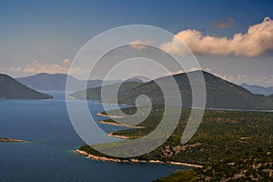 Croatia, a landscape with a view of water and port