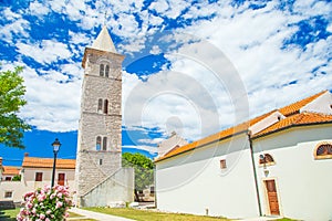 Croatia, old church in Adriatic town of Nin in Dalmatia