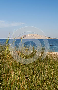 Croatia, Pag island, Rucica, beach, bay, grass, dirt road, relaxation, hiking, holiday, Europe, Island of Pag