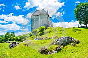 Croatia, region of Lika, Brinje castle ruins