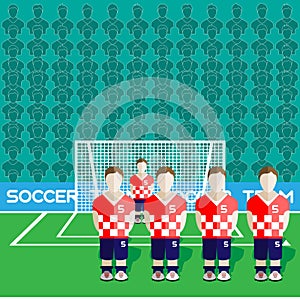 Croatia Soccer Club Penalty on a Stadium