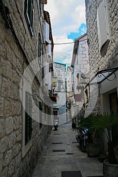 Croatia, View of the urban streets in the city