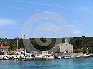 The Croatian island Premuda in the Mediterranean