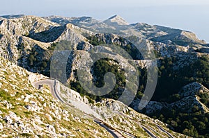 Croatian mountain chain Biokovo