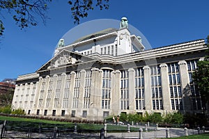 Croatian national state archives building in Zagreb