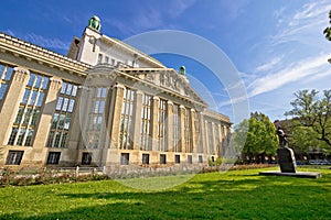 Croatian national state archives building in Zagreb