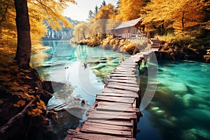 Croatias iconic Plitvice Lakes National Park shines in European splendor photo