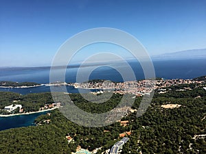 Impressive flight along the coast in Croatia 30.8.2017 photo