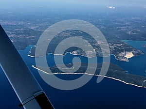 Impressive flight along the coast in Croatia 30.8.2017 photo