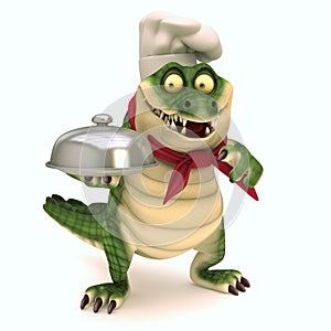 Croc with food cloche