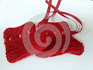 Croche Slipper for gifting newborn baby photo