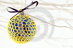 Crochet covered decorations