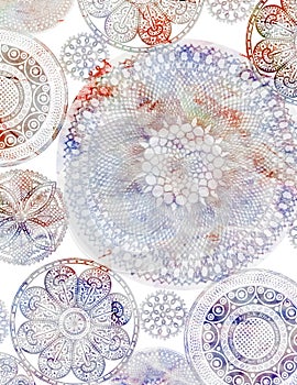 Crochet Doiley Background Design