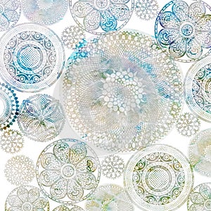 Crochet Doiley Background Design