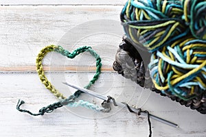 Crochet Heart Symbol