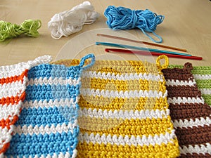 Crochet potholders