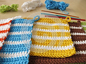Crochet potholders