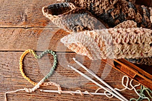 Crochet Yarn and Hook